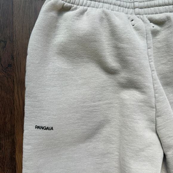 Pangaia XXS Recycled Organic Cotton Track Pants Beige Joggers - Picture 4 of 9